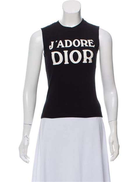 j adore dior sleeveless shirt|j adore dior tops.